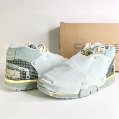 Travis Scott × Nike Air Trainer 1 SP "Grey Haze and Dusty Sage"