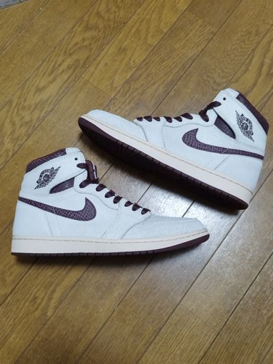 A Ma Maniere × Nike Air Jordan 1 Retro High OG "Sail and Burgundy"