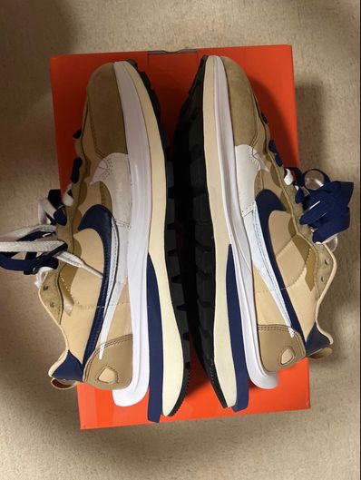 Sacai × Nike Vapor Waffle "Sesame And Blue Void"