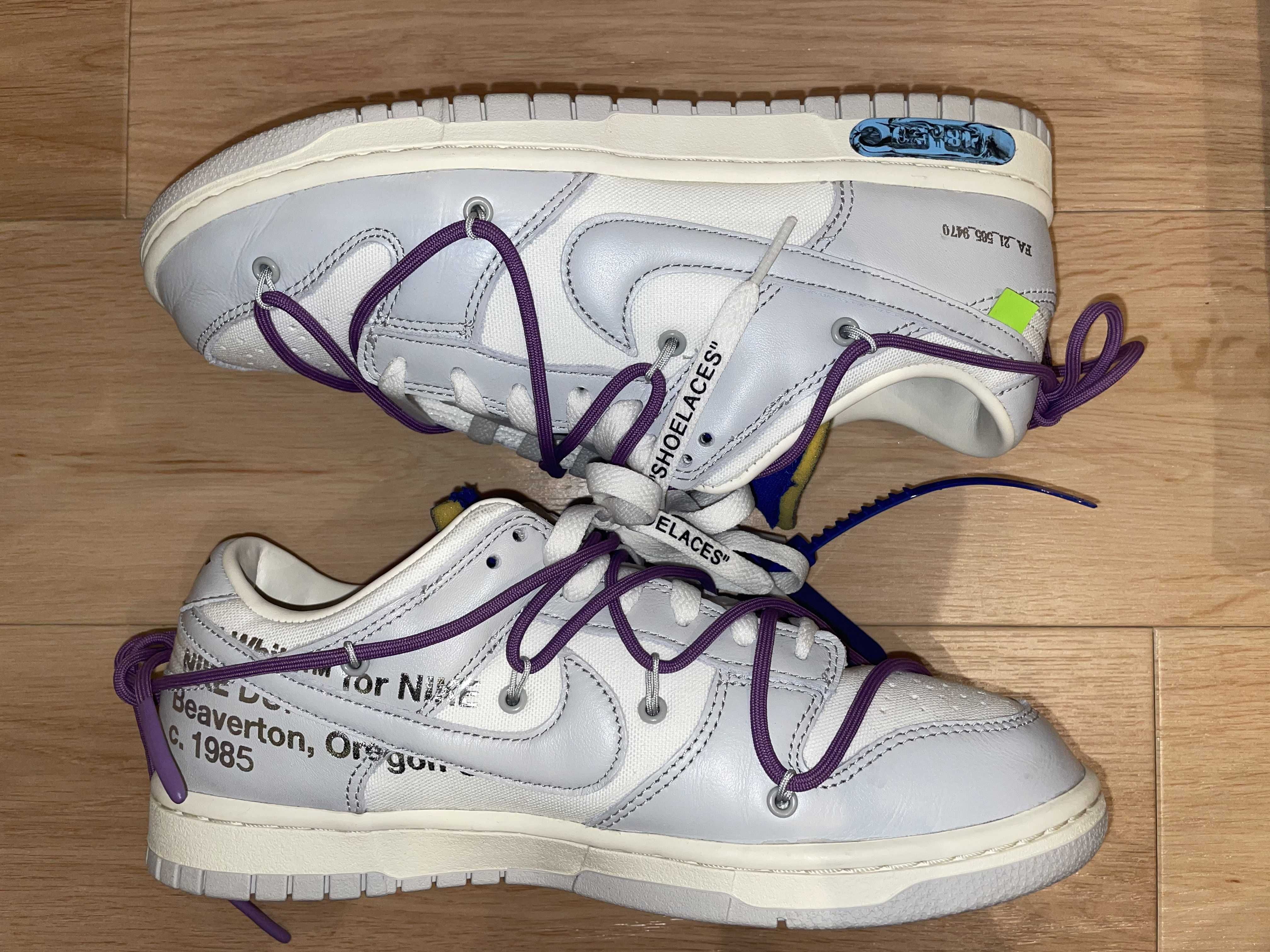 Off-White × Nike Dunk Low 1 of 50 "Lot.48" 