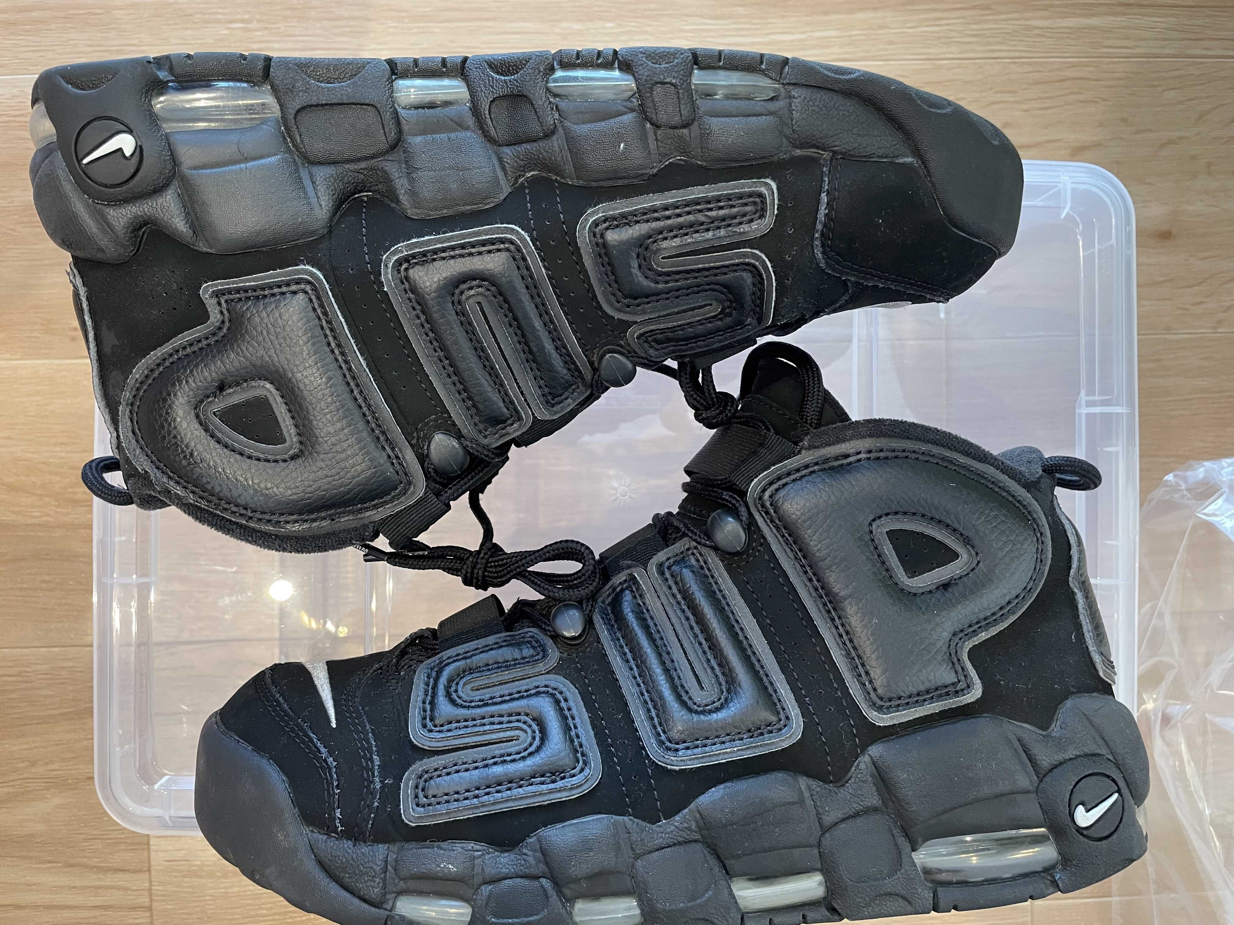 Supreme × Nike Air More Uptempo "Black"