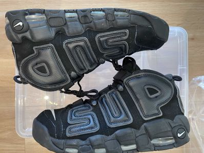 Supreme × Nike Air More Uptempo "Black"