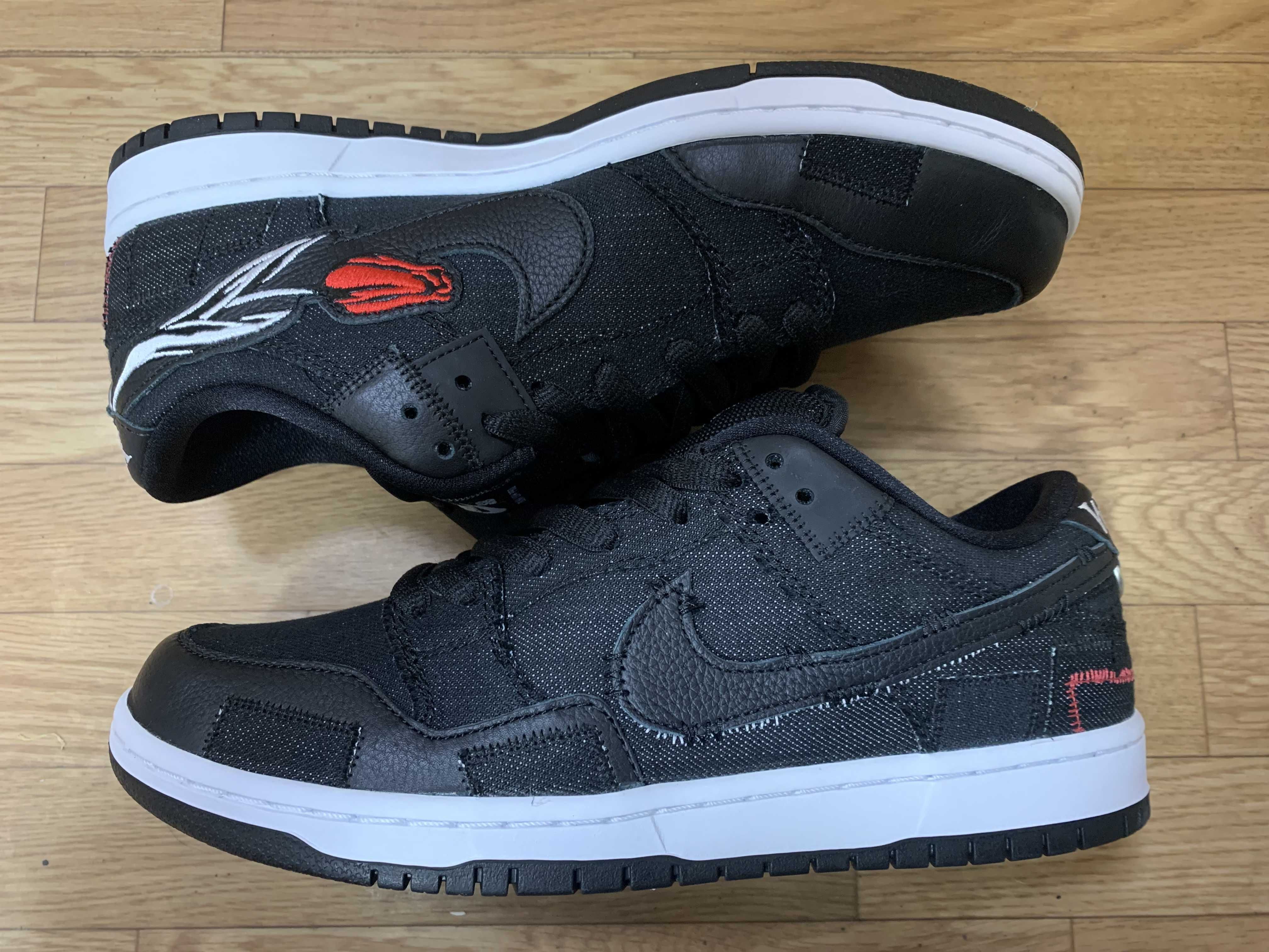 Wasted Youth × Nike SB Dunk Low "Black Denim" / VERDY