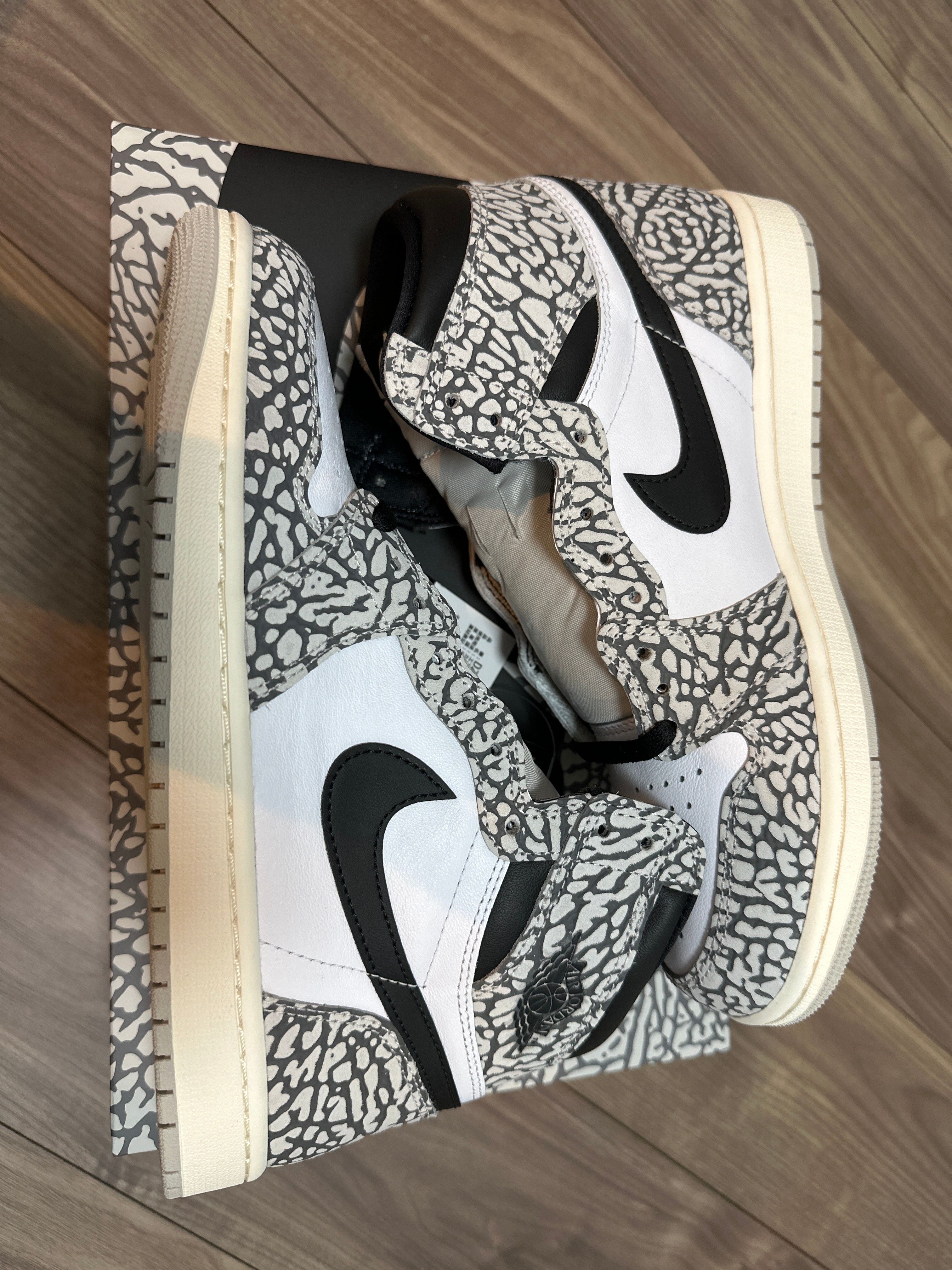Nike Air Jordan 1 High OG "White Cement/Safari"
