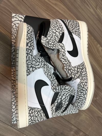 Nike Air Jordan 1 High OG "White Cement/Safari"