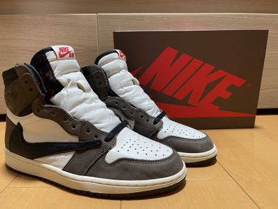 Travis Scott × Nike Air Jordan 1 Retro High OG TS SP "Sail/Dark Mocha"