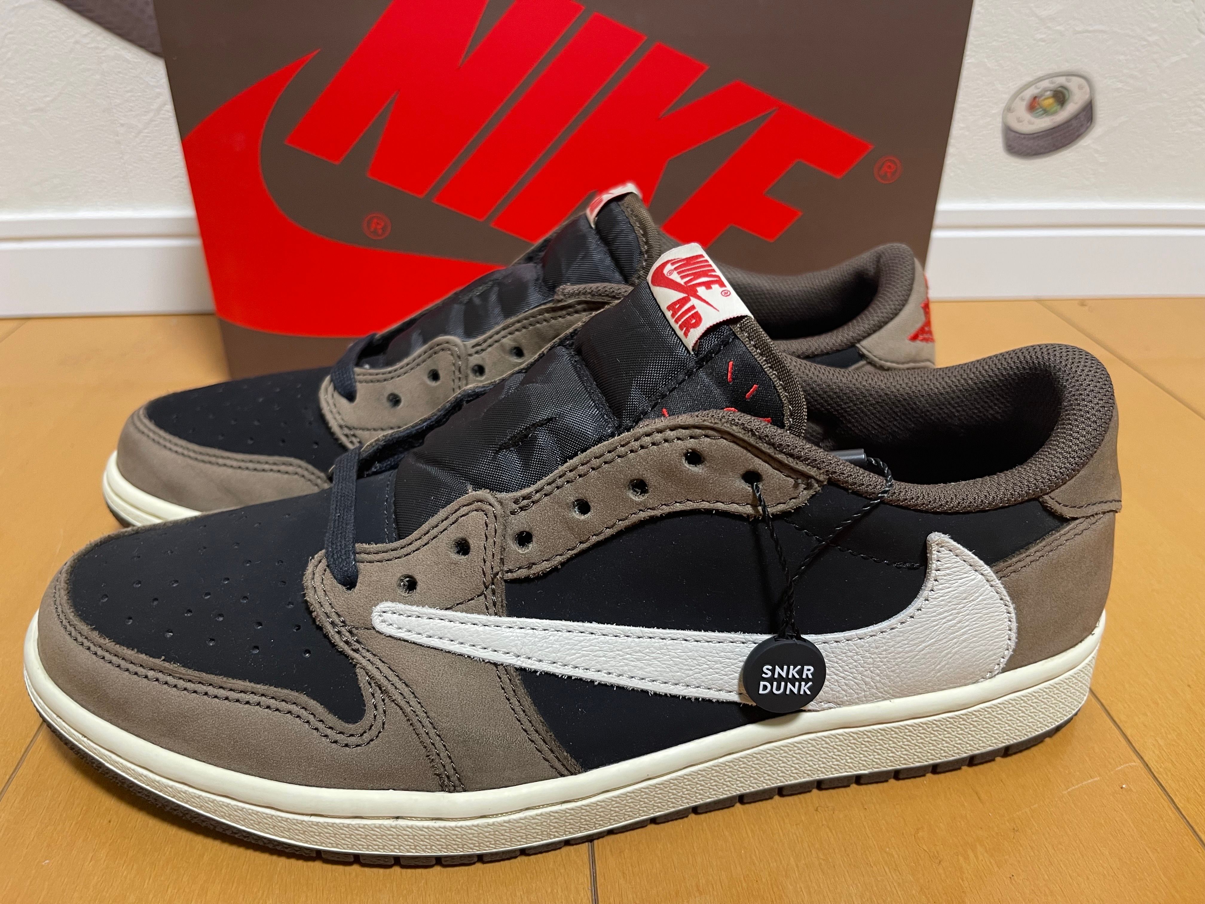 Travis Scott × Nike Air Jordan 1 Low OG SP-T "Black/Dark Mocha"
