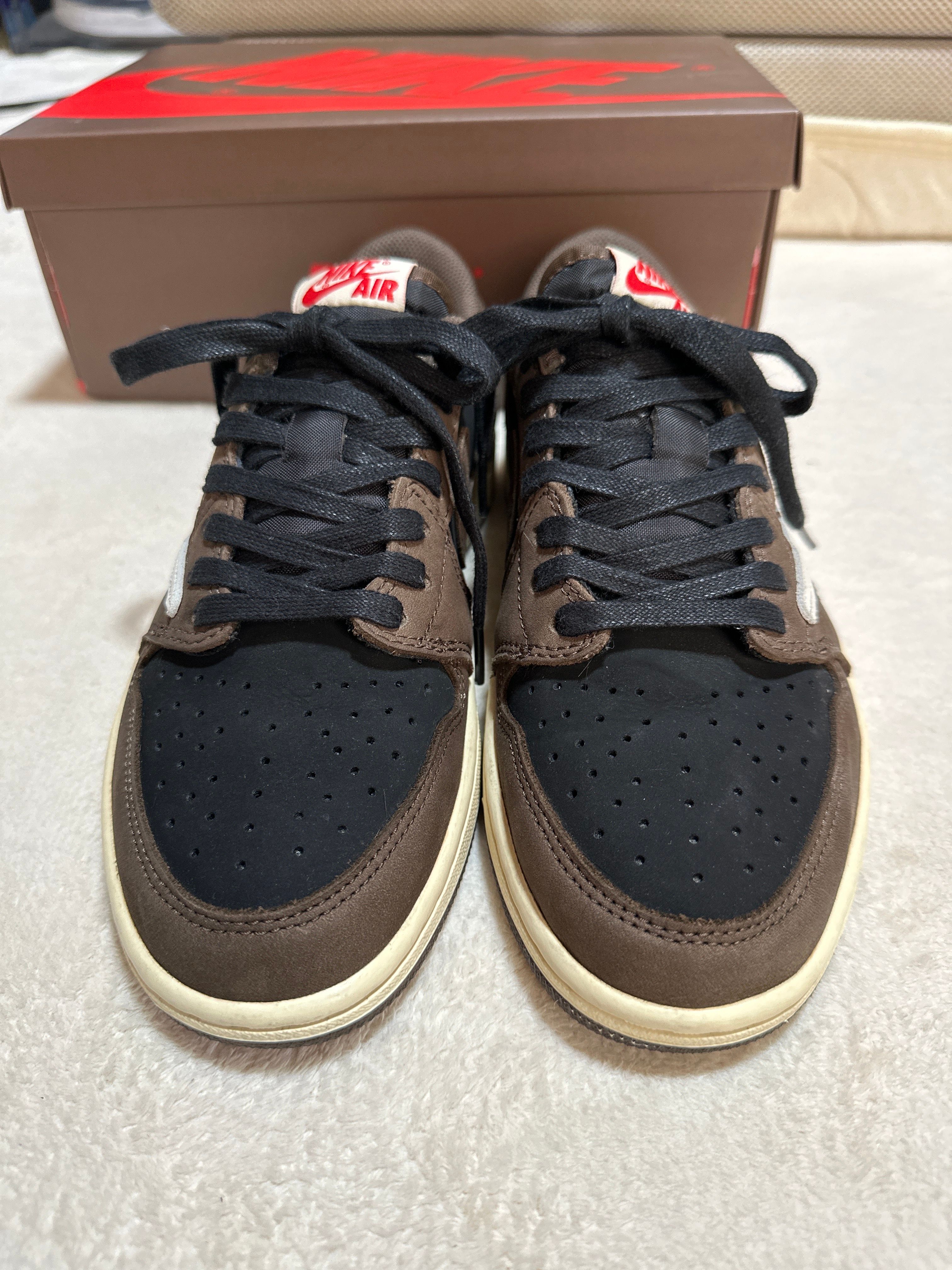 Travis Scott × Nike Air Jordan 1 Low OG SP-T "Black/Dark Mocha"