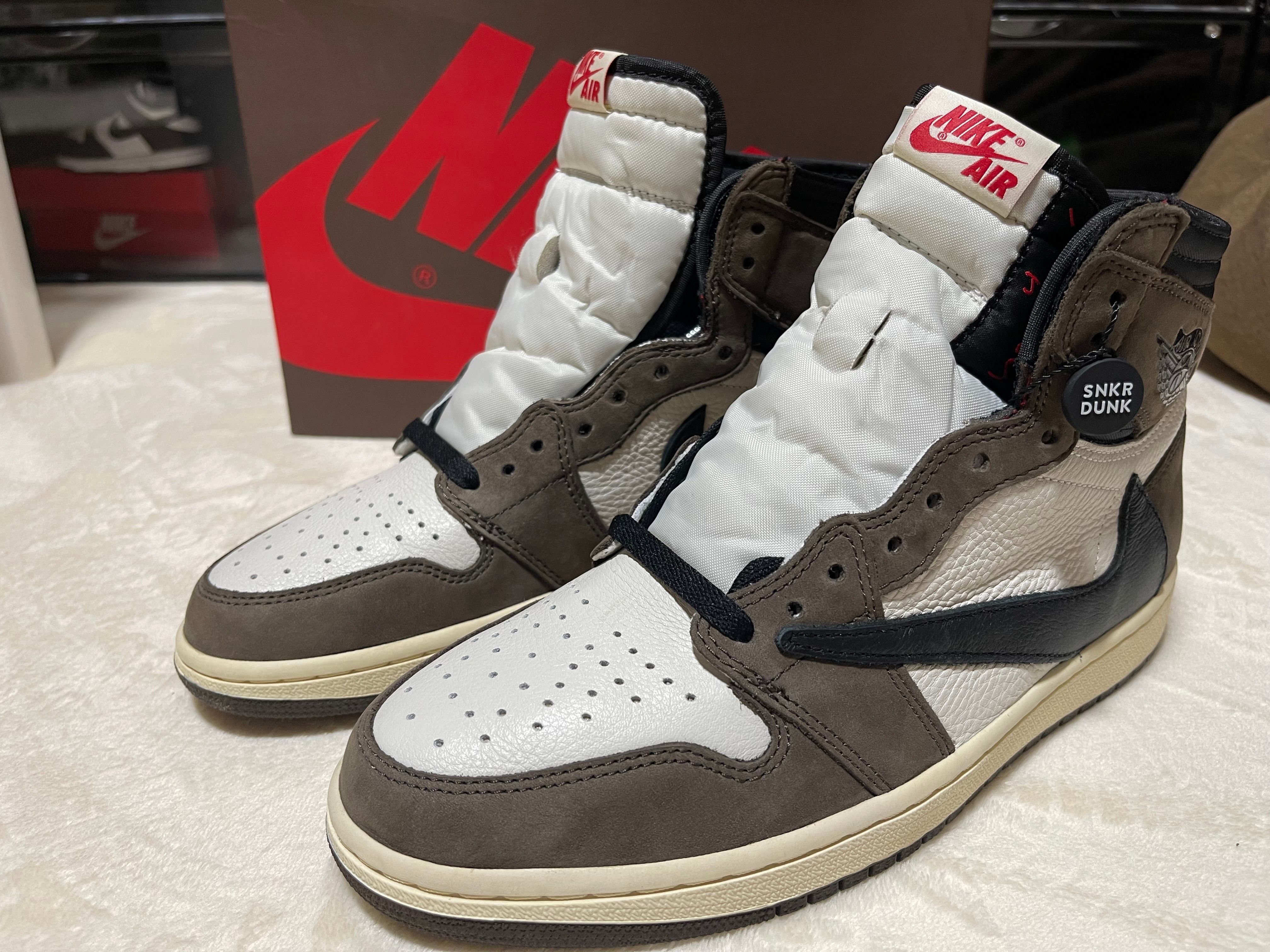 Travis Scott × Nike Air Jordan 1 Retro High OG TS SP "Sail/Dark Mocha"