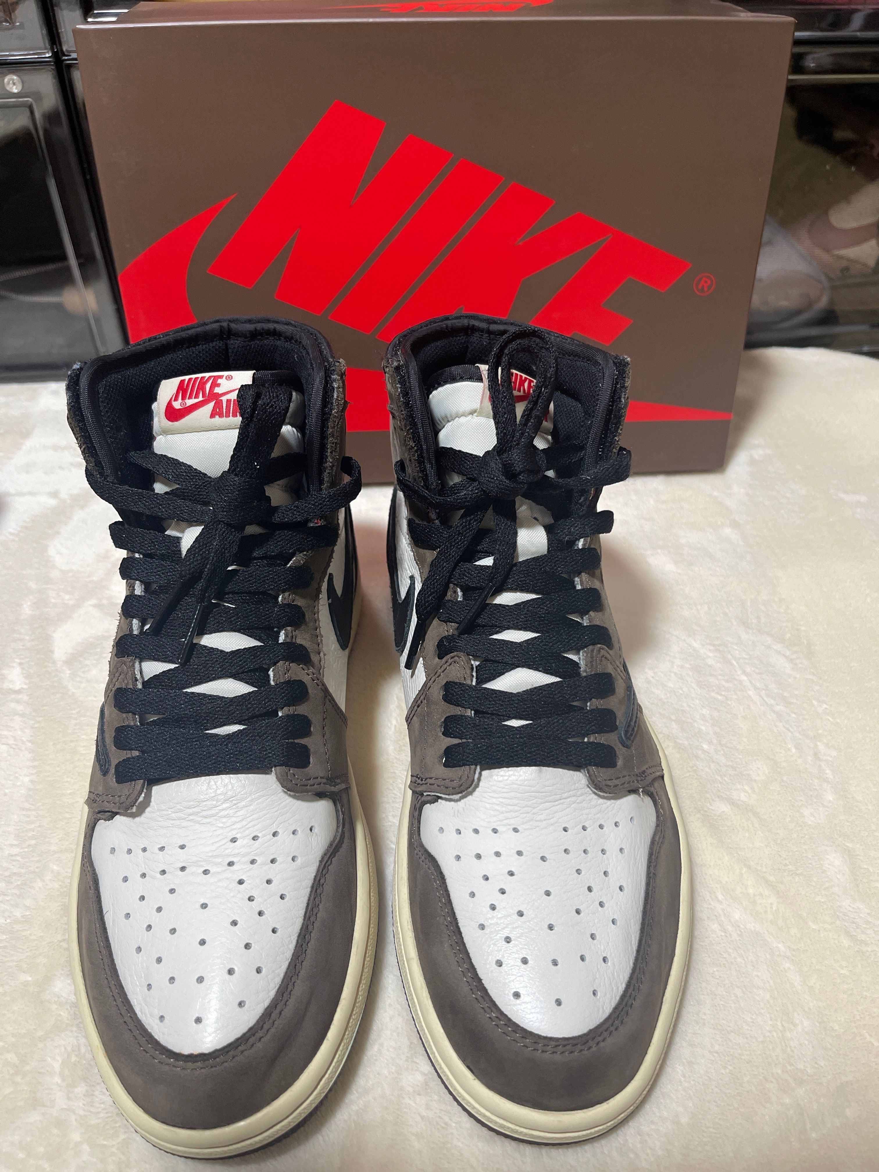 Travis Scott × Nike Air Jordan 1 Retro High OG TS SP "Sail/Dark Mocha"