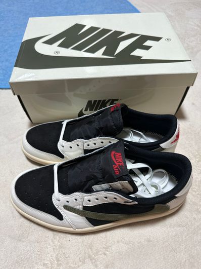Travis Scott × Nike Women's Air Jordan 1 Low OG "Medium Olive"