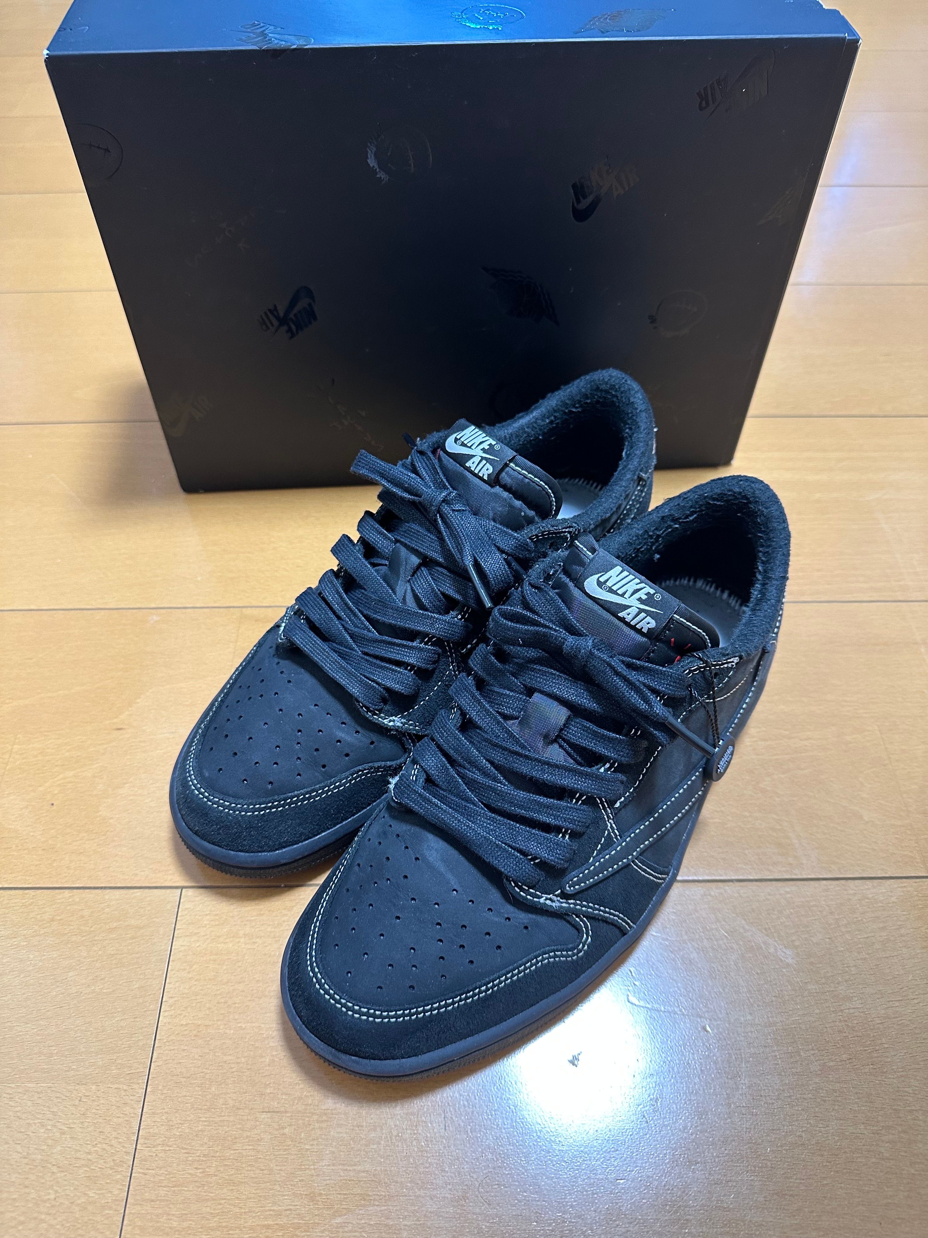 Travis Scott × Nike Air Jordan 1 Low OG SP "Black Phantom"