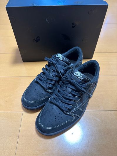 Travis Scott × Nike Air Jordan 1 Low OG SP "Black Phantom"
