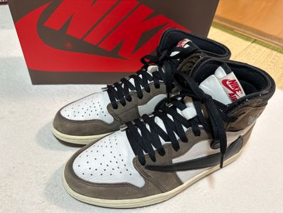 Travis Scott × Nike Air Jordan 1 Retro High OG TS SP "Sail/Dark Mocha"