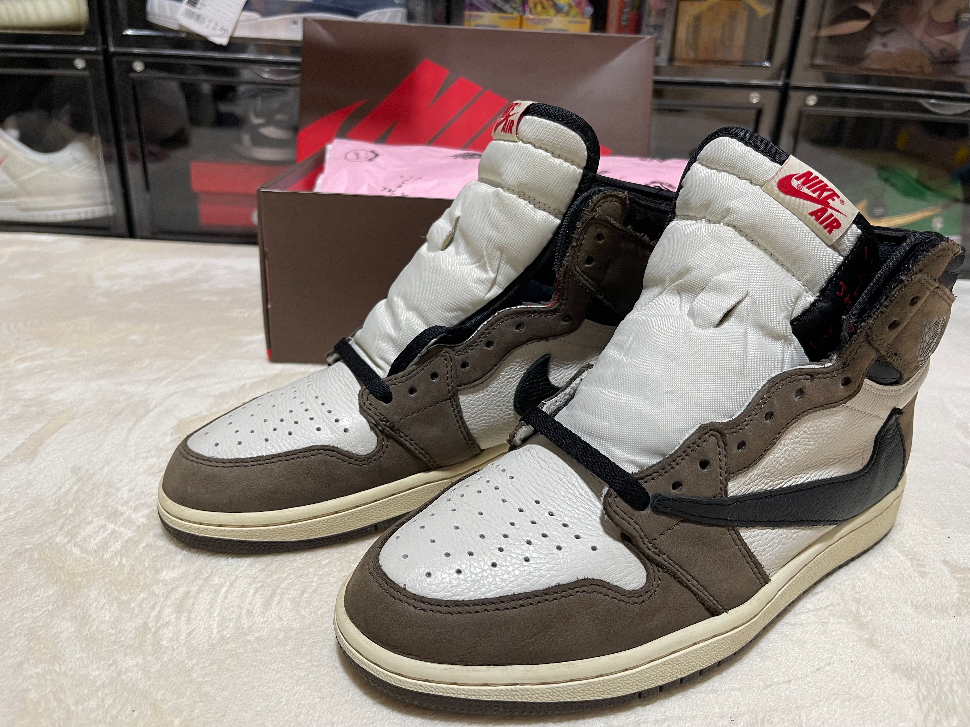Travis Scott × Nike Air Jordan 1 Retro High OG TS SP "Sail/Dark Mocha"