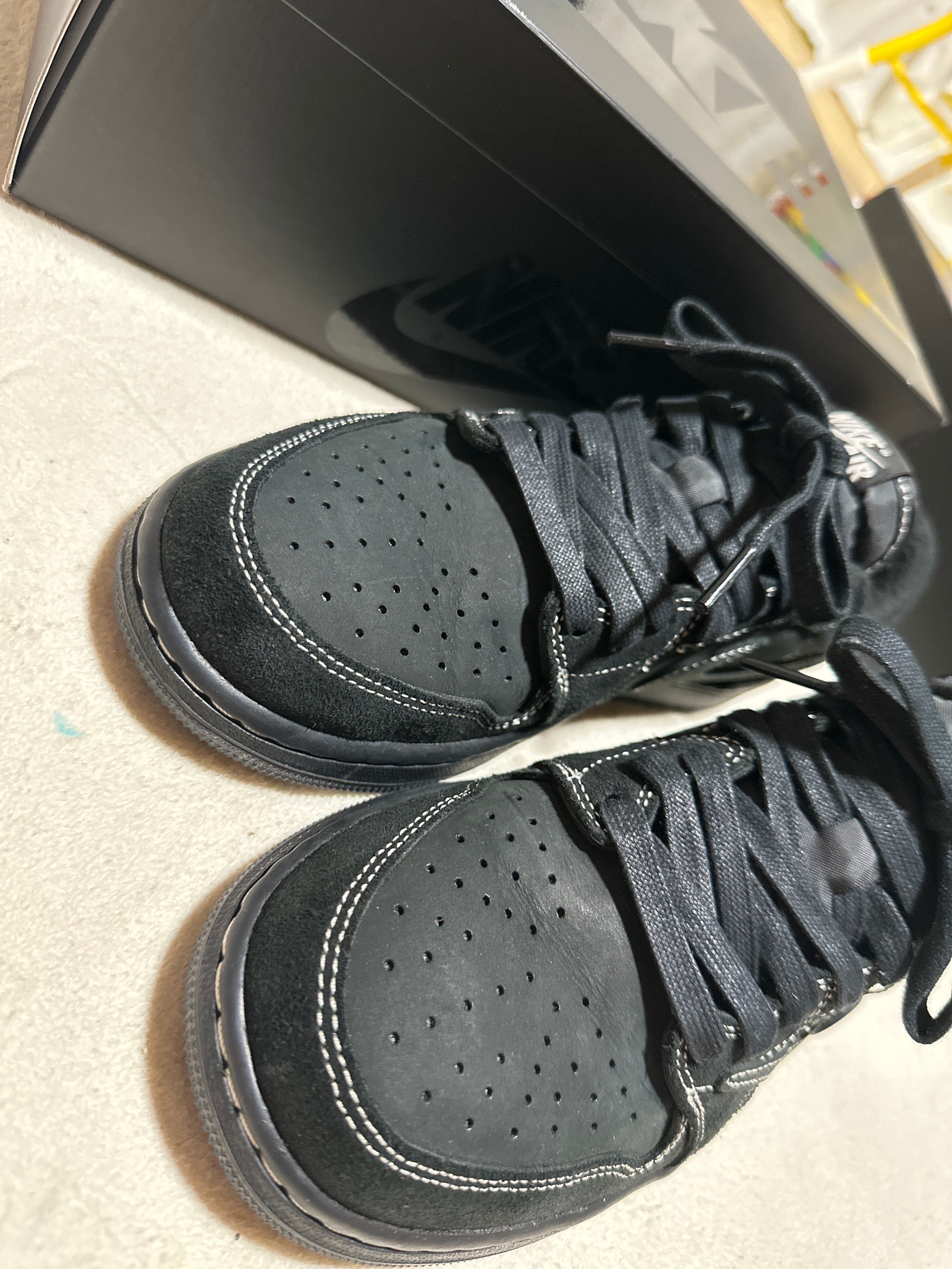 Travis Scott × Nike Air Jordan 1 Low OG SP "Black Phantom"