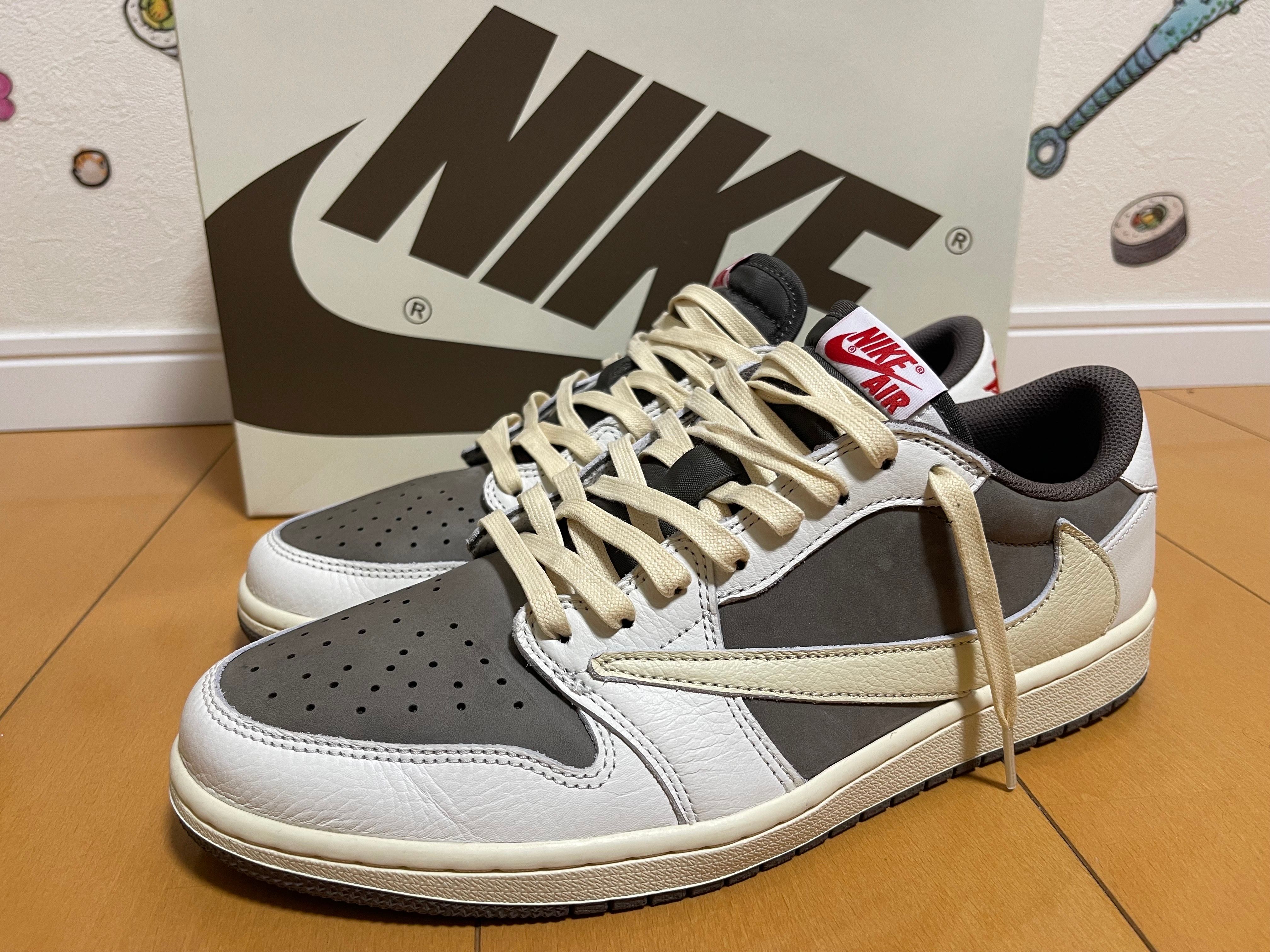 Travis Scott × Nike Air Jordan 1 Low OG SP "Reverse Mocha/Sail and Ridgerock"
