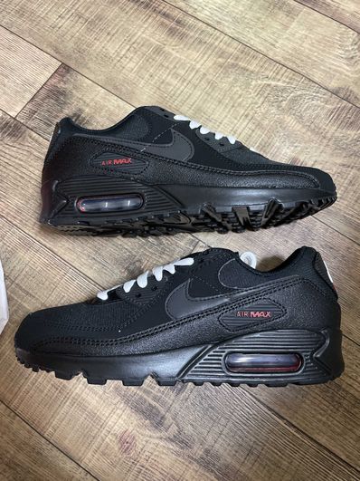 Nike Air Max 90 "Black/Sports Red/White"