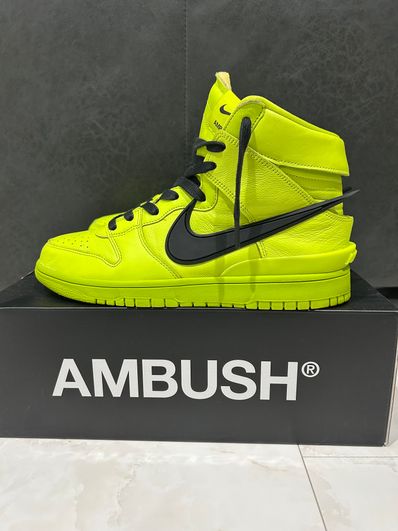 AMBUSH × NIKE DUNK HIGH "FLASH LIME"