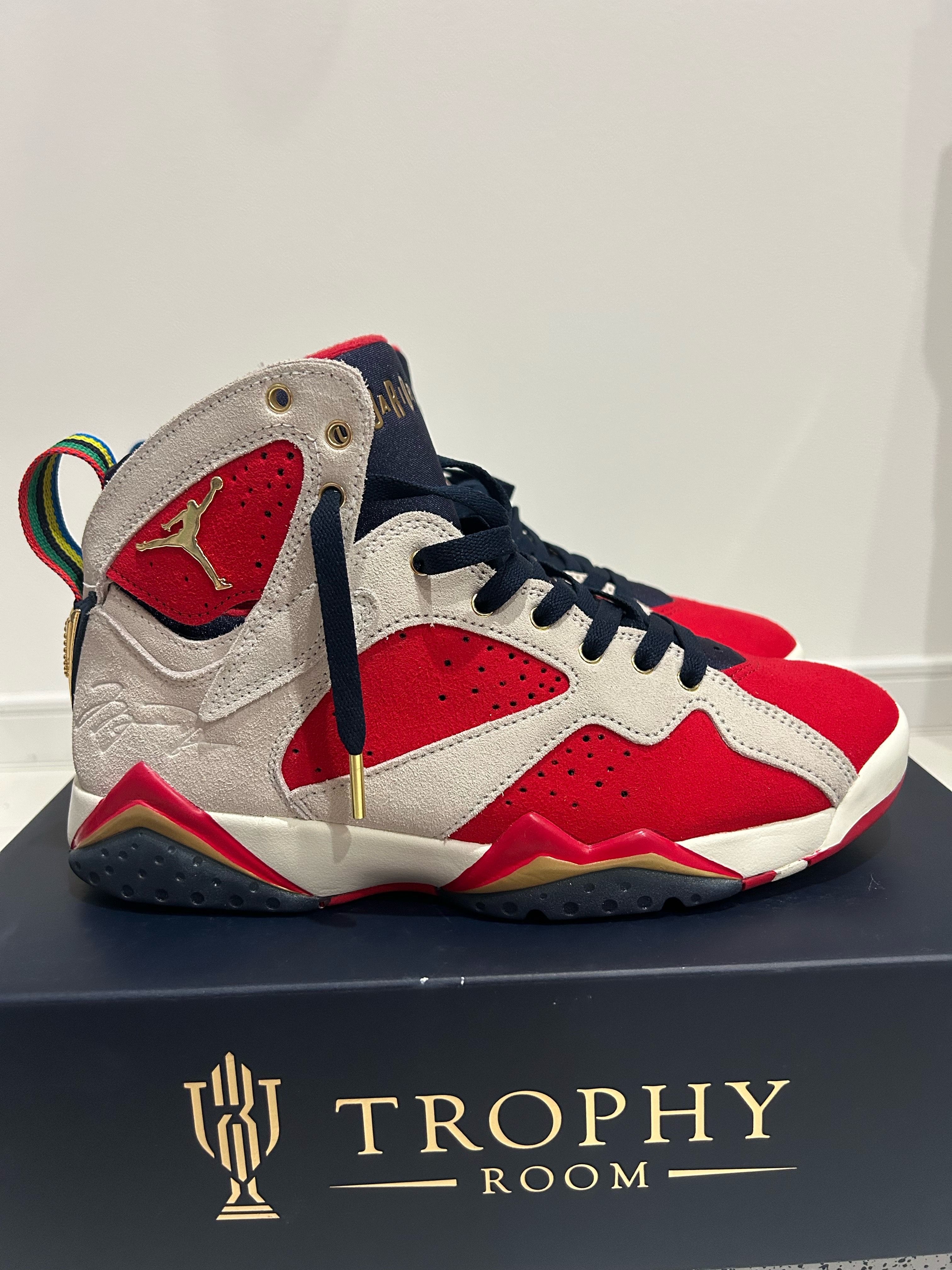 Trophy Room × Nike Air Jordan 7 "True Red and Obsidian"