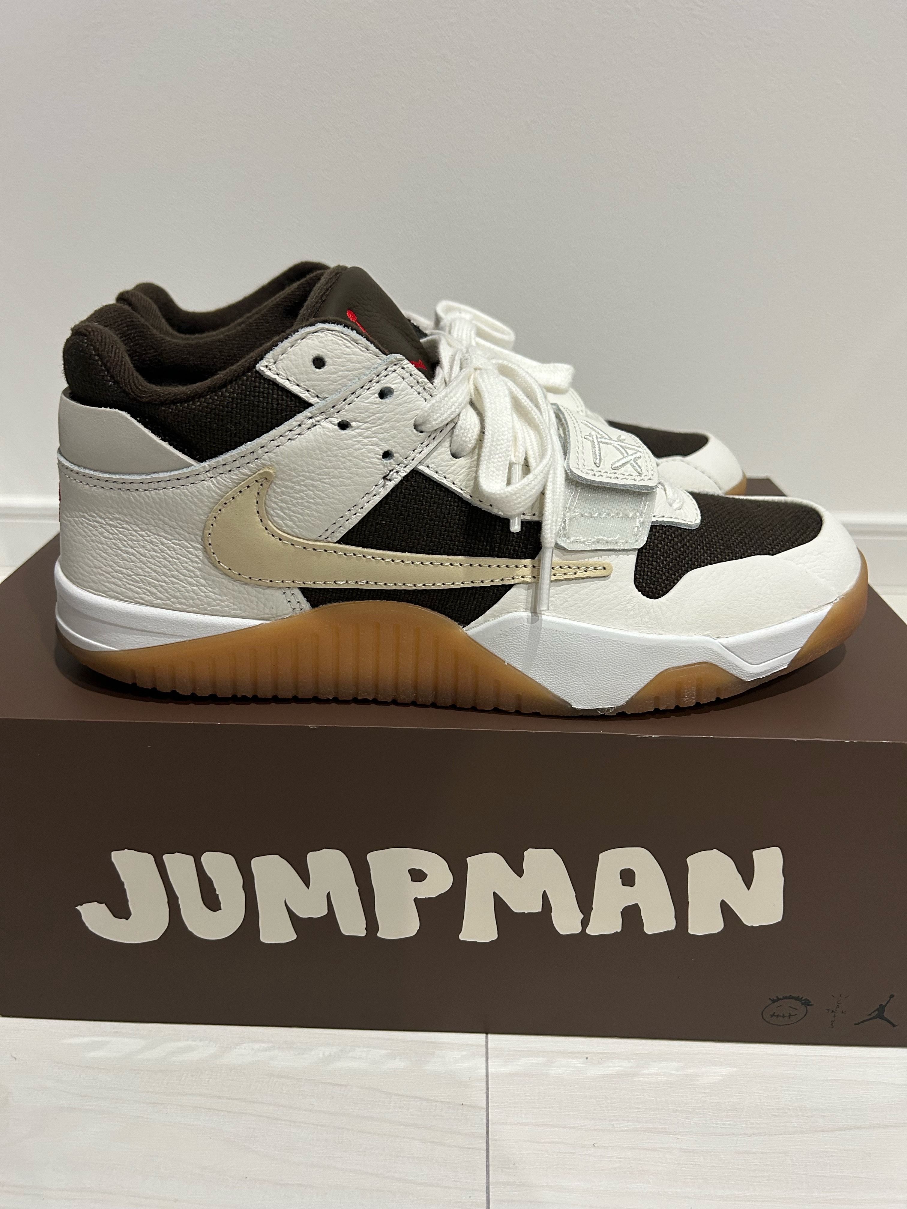 Travis Scott × Nike Jordan Jumpman Jack TR "Sail and Dark Mocha"