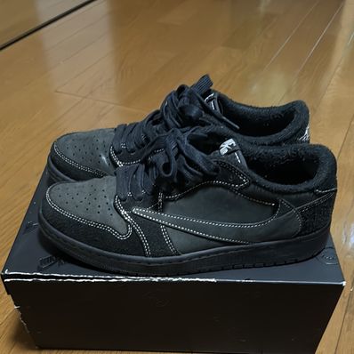 Travis Scott × Nike Air Jordan 1 Low OG SP "Black Phantom"