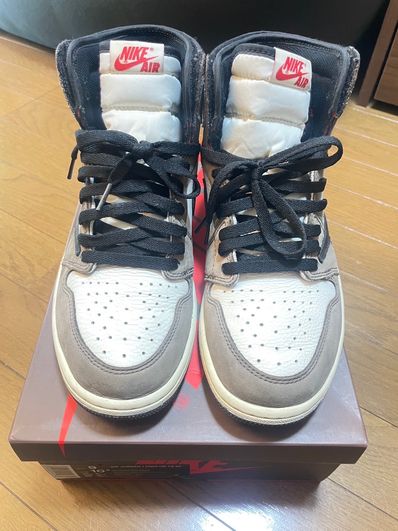 Travis Scott × Nike Air Jordan 1 Retro High OG TS SP "Sail/Dark Mocha"