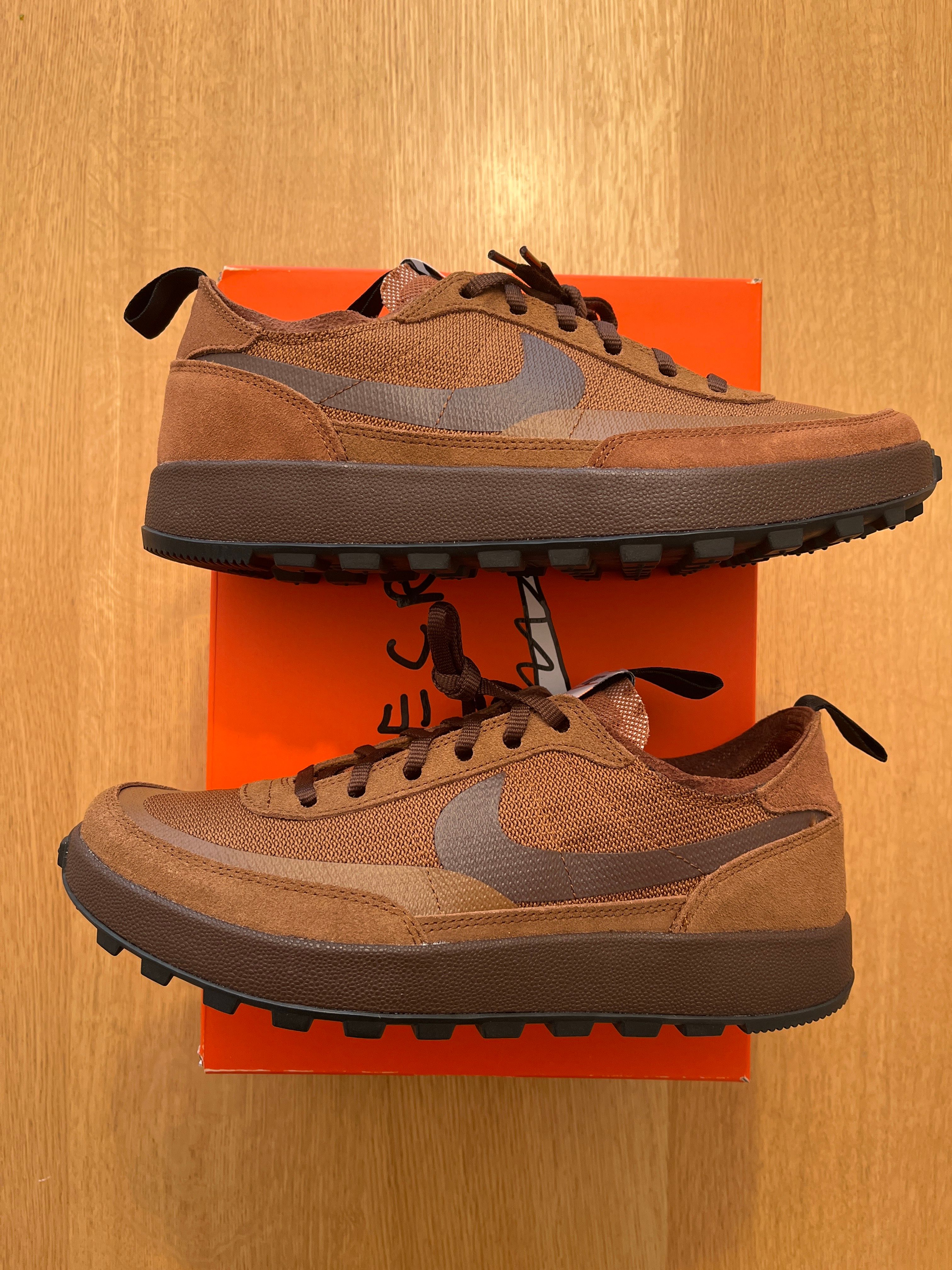 Tom Sachs × NikeCraft Women's General Purpose Shoe "Brown"