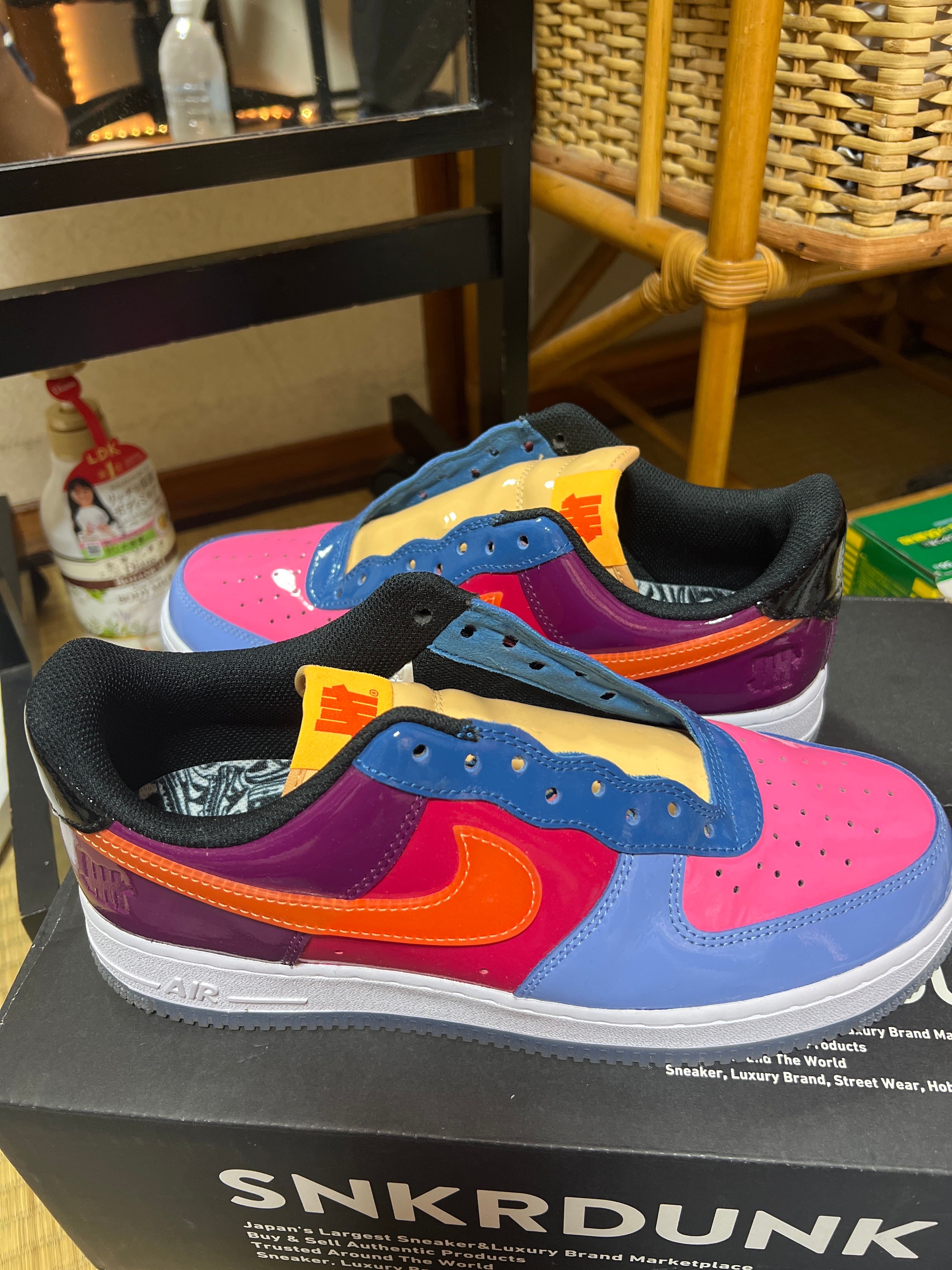 UNDEFEATED × Nike Air Force 1 Low SP "Total Orange"