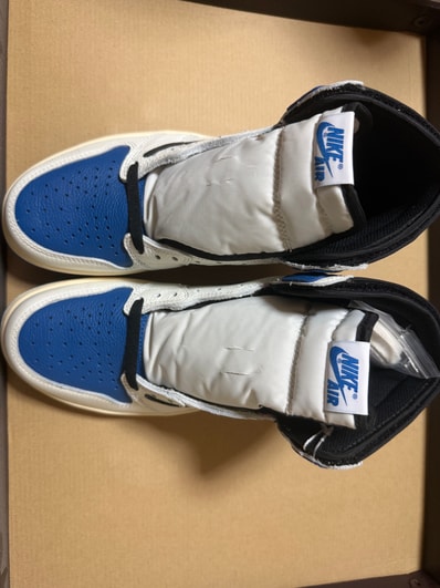 Travis Scott × fragment design × Nike Air Jordan 1 Retro High OG SP "Military Blue"