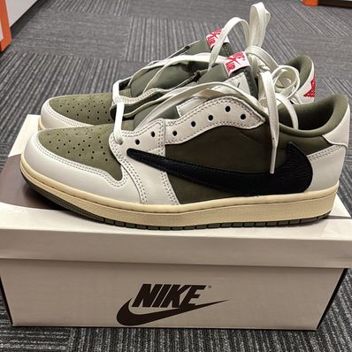Travis Scott × Nike Air Jordan 1 Low OG SP "Reverse Olive"