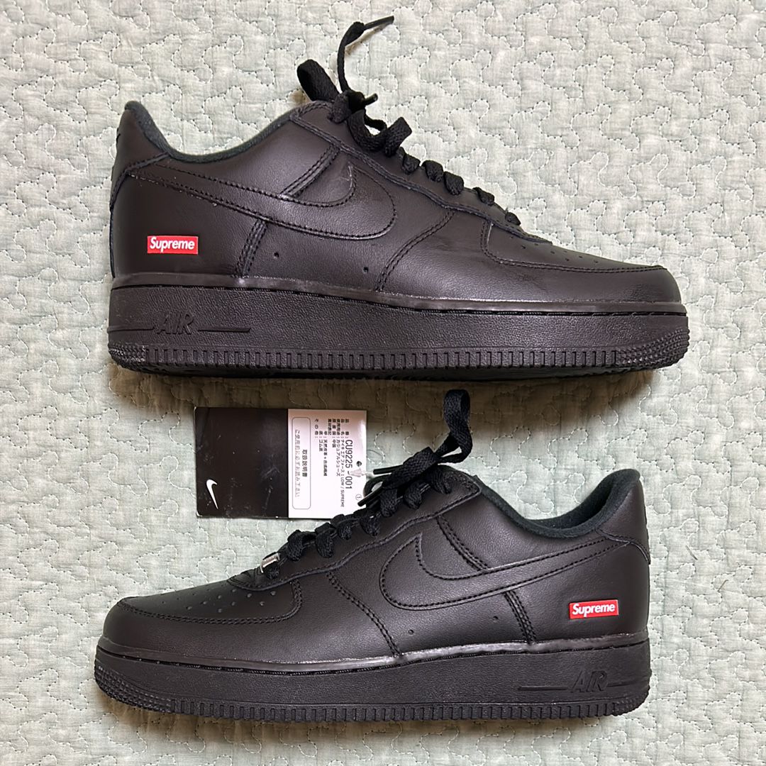 Supreme × Nike Air Force 1 Low "Black"