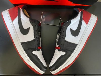 Nike Air Jordan 1 Retro Low OG "Black Toe"