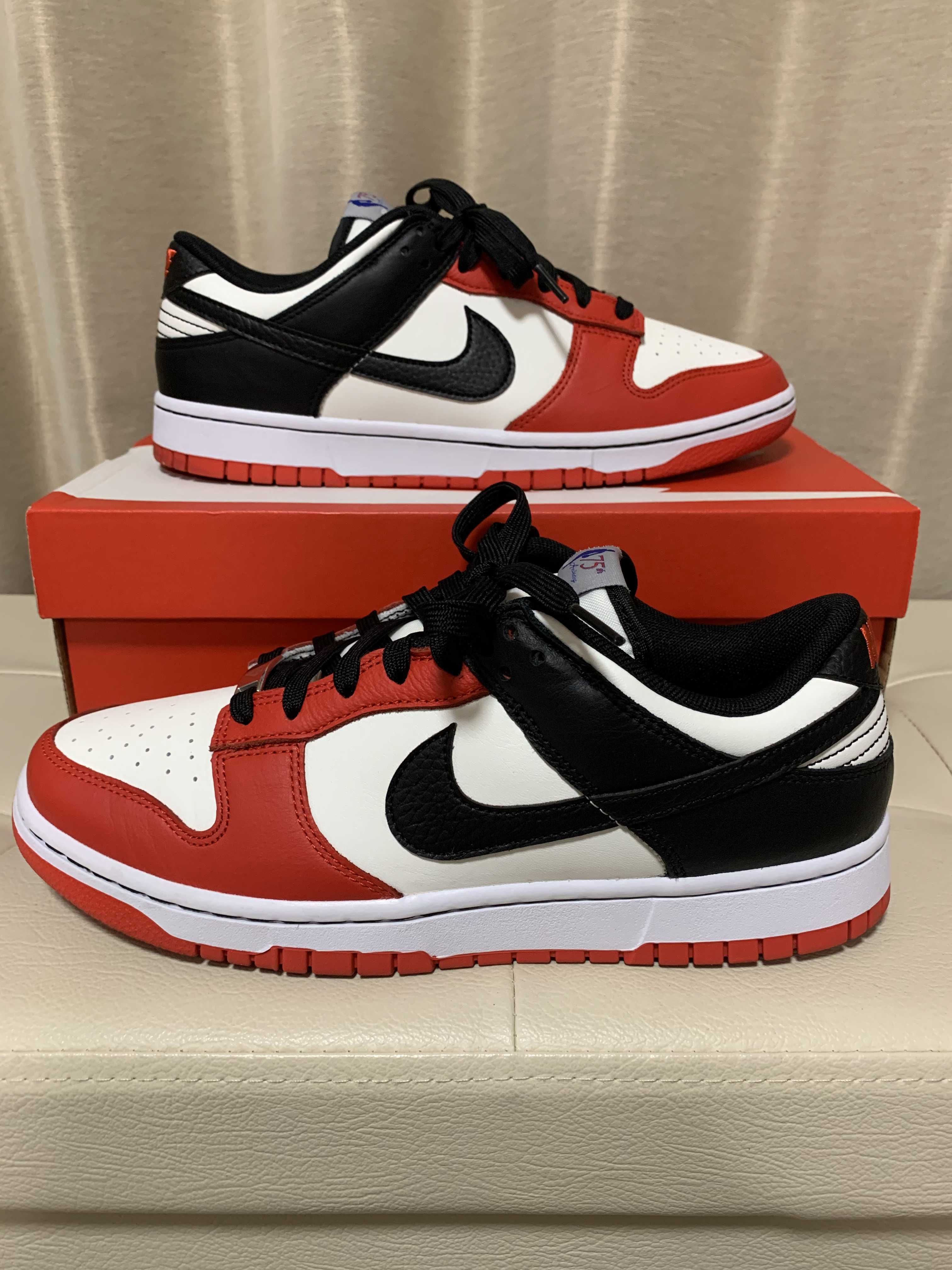 NBA × Nike Dunk Low EMB 75th Anniversary "Chicago Bulls"