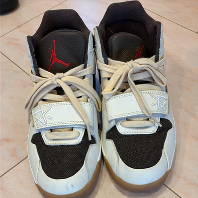 Travis Scott × Nike Jordan Jumpman Jack TR "Sail and Dark Mocha"