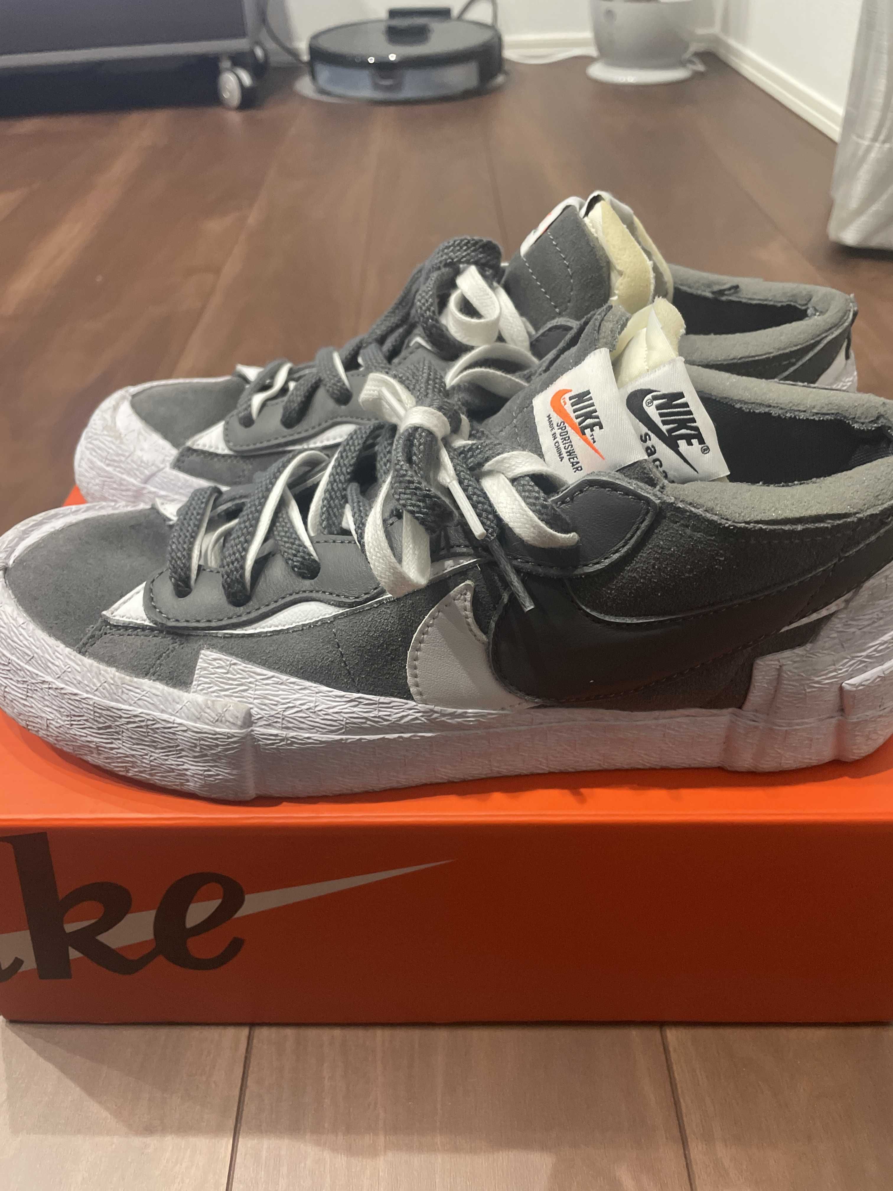 Sacai × Nike Blazer Low "Iron Grey"