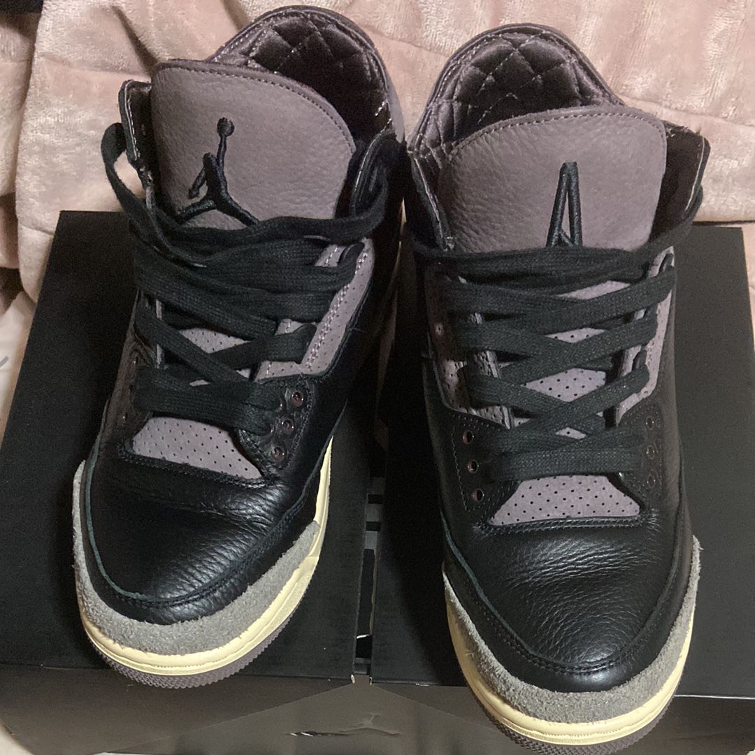 A Ma Maniere × Nike Women's Air Jordan 3 Retro OG SP "Black and Flat Pewter/WYWS"