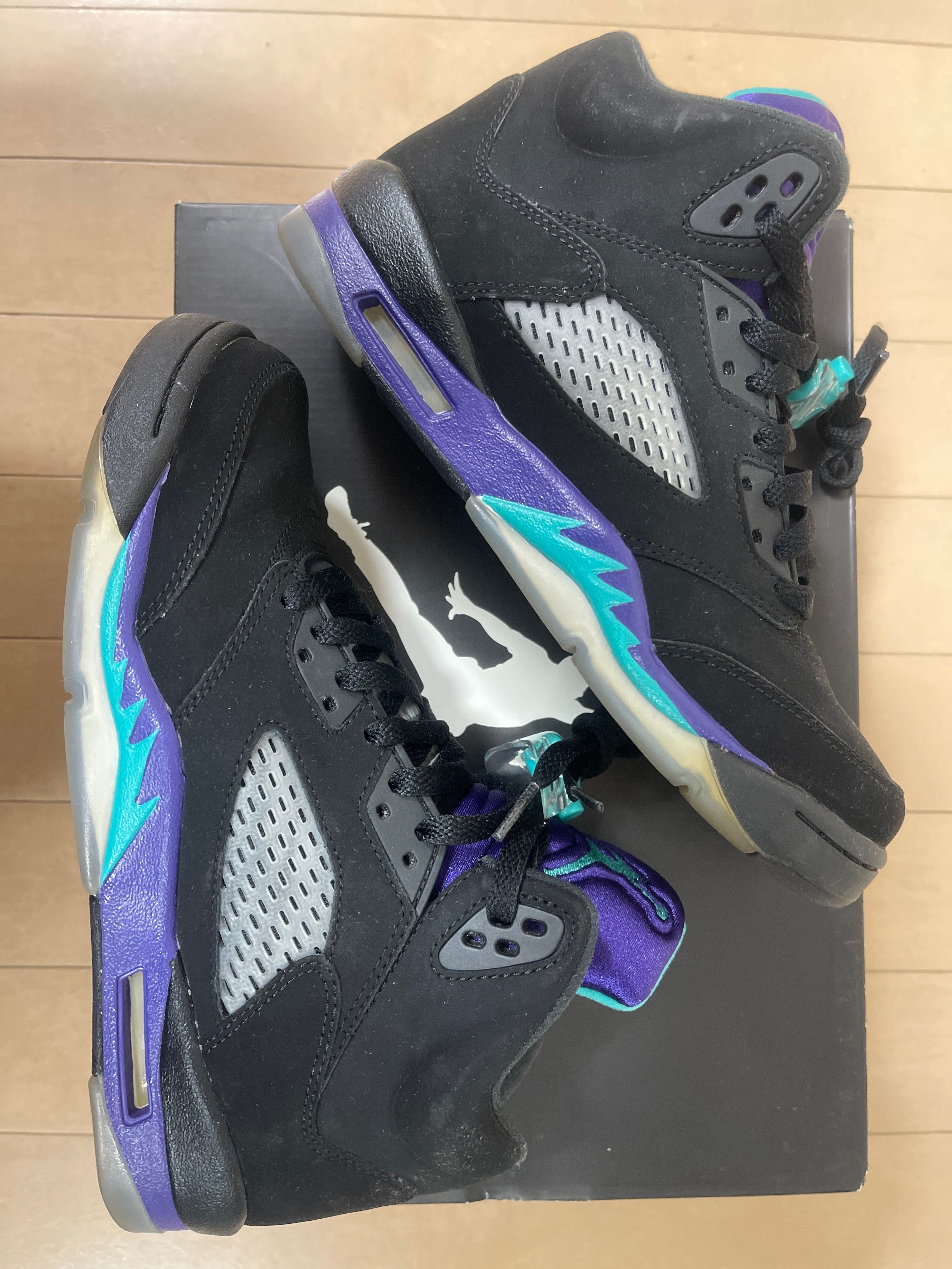 NIKE AIR JORDAN 5 RETRO BLACK GRAPE 2013 (GS)