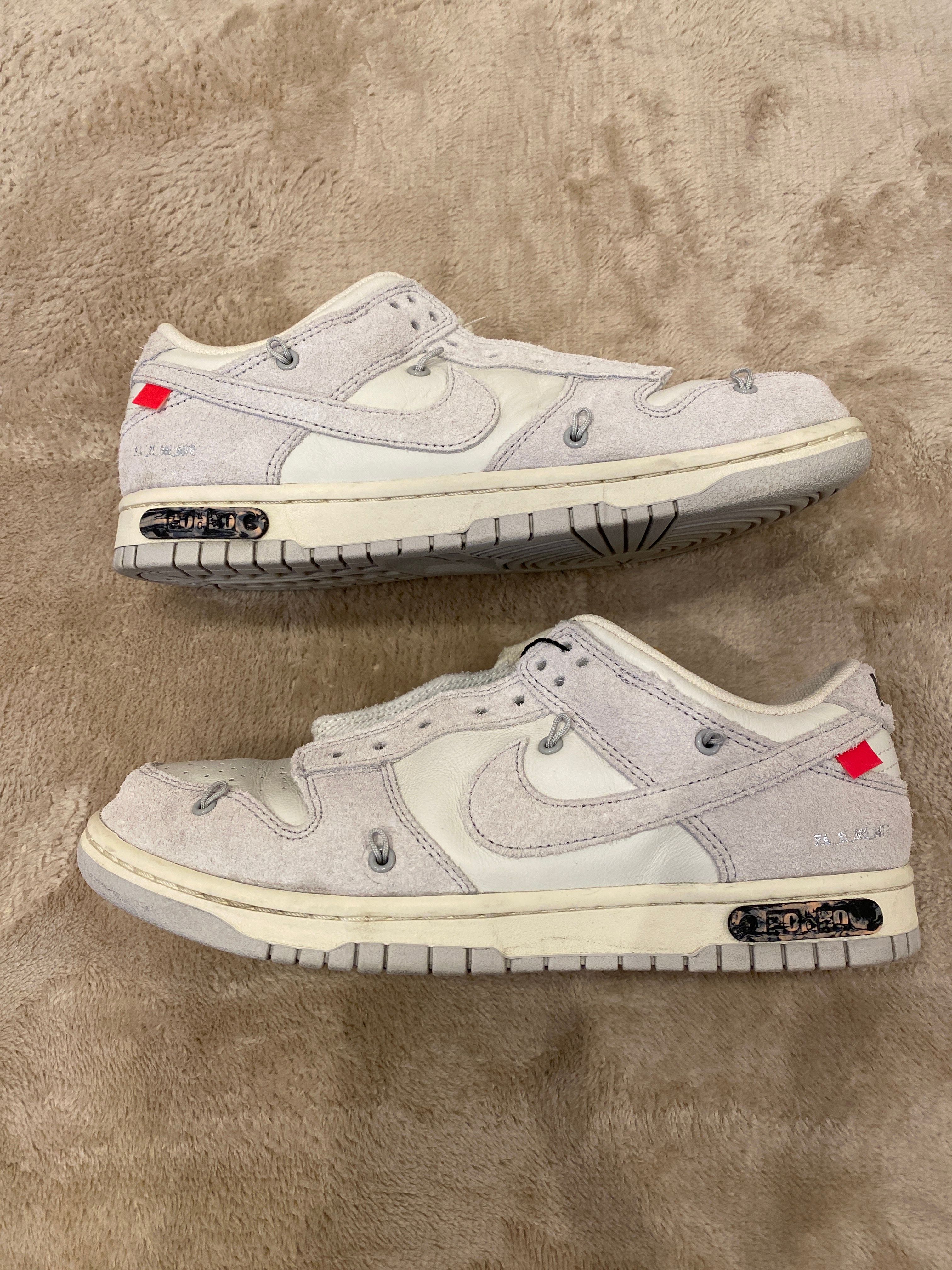 Off-White × Nike Dunk Low "Sail/Neutral Grey/Gridiron"