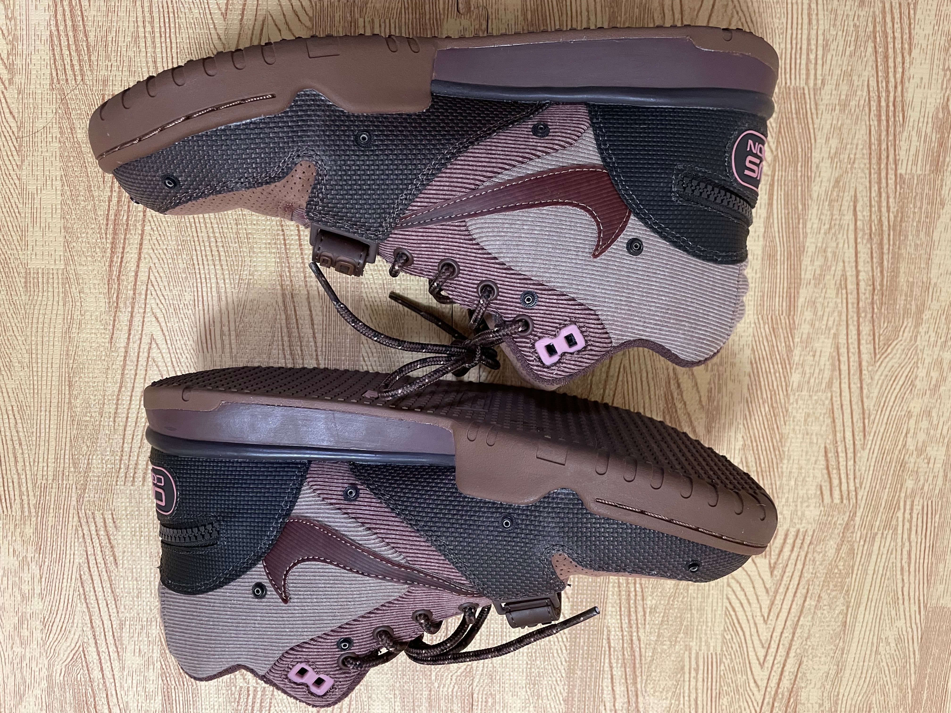 Travis Scott x Nike Air Trainer 1 SP "Archaeo Brown and Rust Pink"