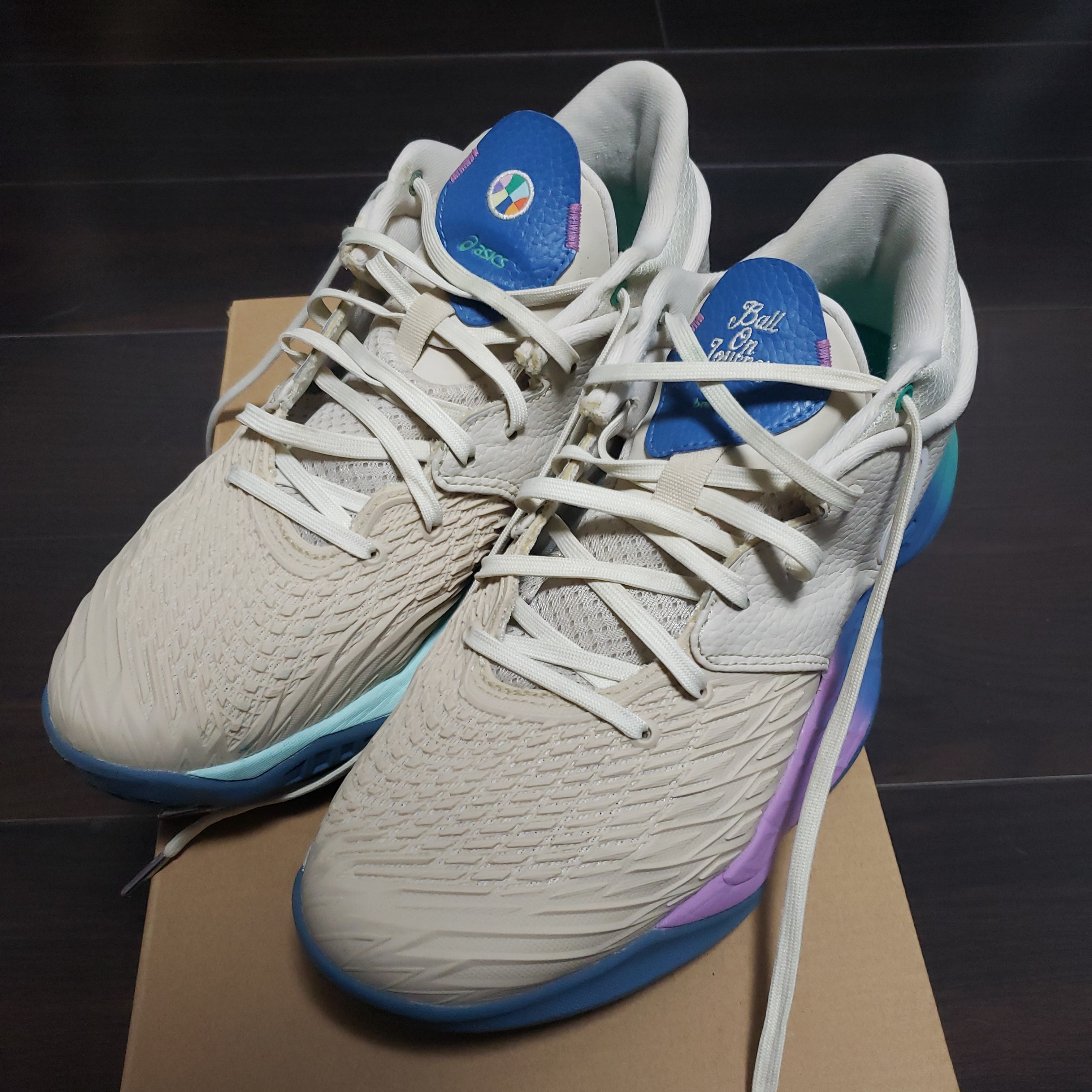 ボーラホリック × アシックス アンプレアルス ロー "スモークグレー/ホワイト"