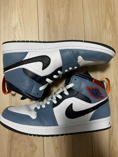 FACETASM × Nike Air Jordan 1 Mid "White/Navy"