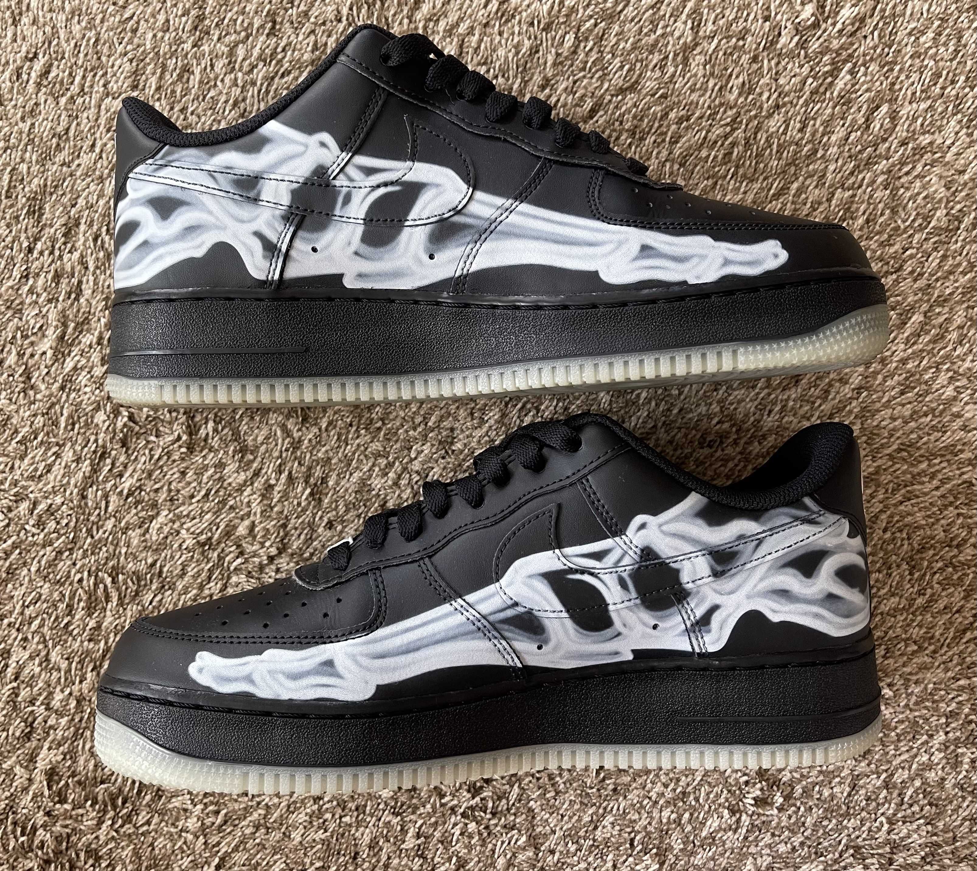 Nike Air Force 1 Low "Black Skeleton"