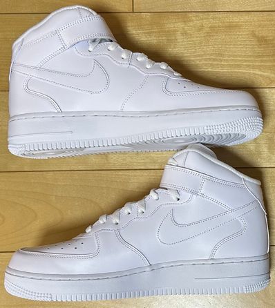 Supreme × Nike Air Force 1 Mid "White" FW24