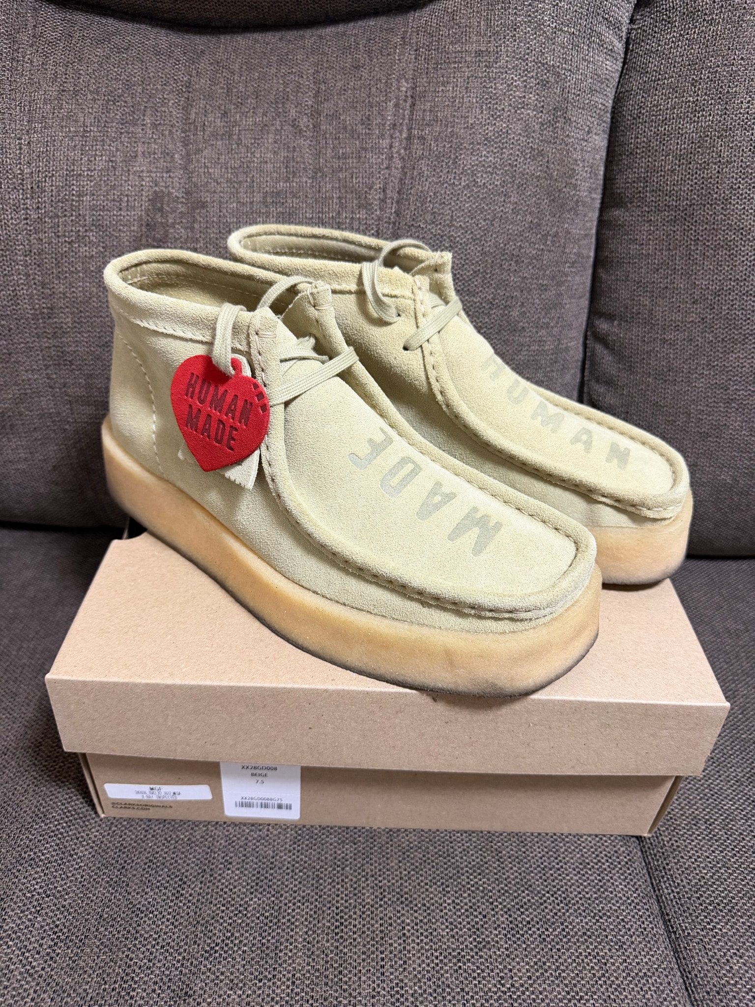 HUMAN MADE × Clarks Wallabee "Beige"