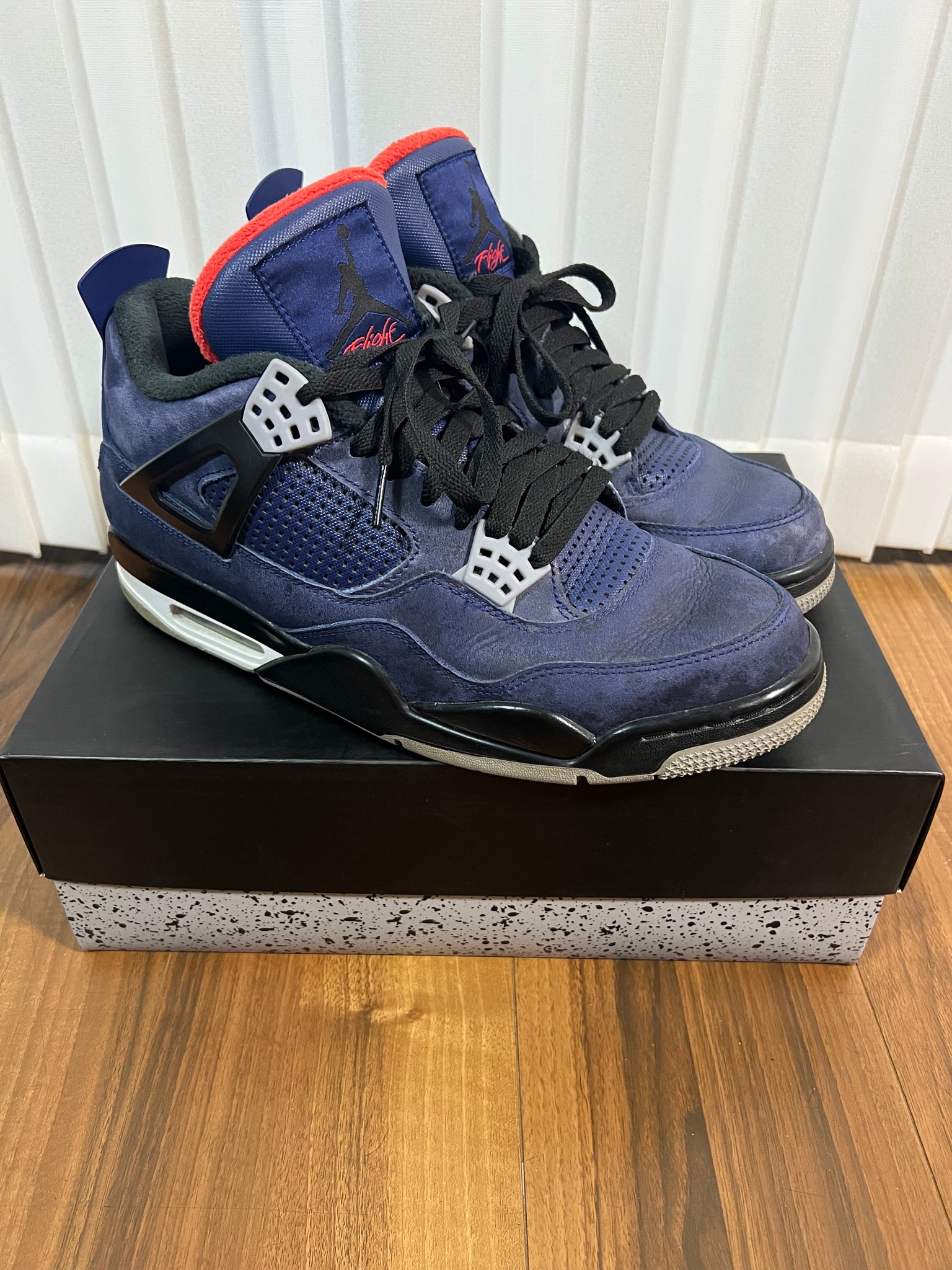 Nike Air Jordan 4 Retro WNTR "Loyal Blue/White/Black"