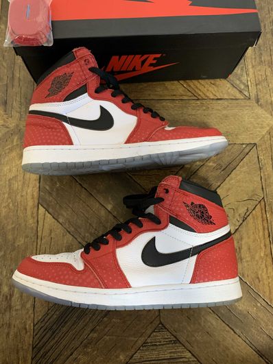 Spiderman × Nike Air Jordan 1 Origin Story "Gym Red/White/Photo Blue/Black"