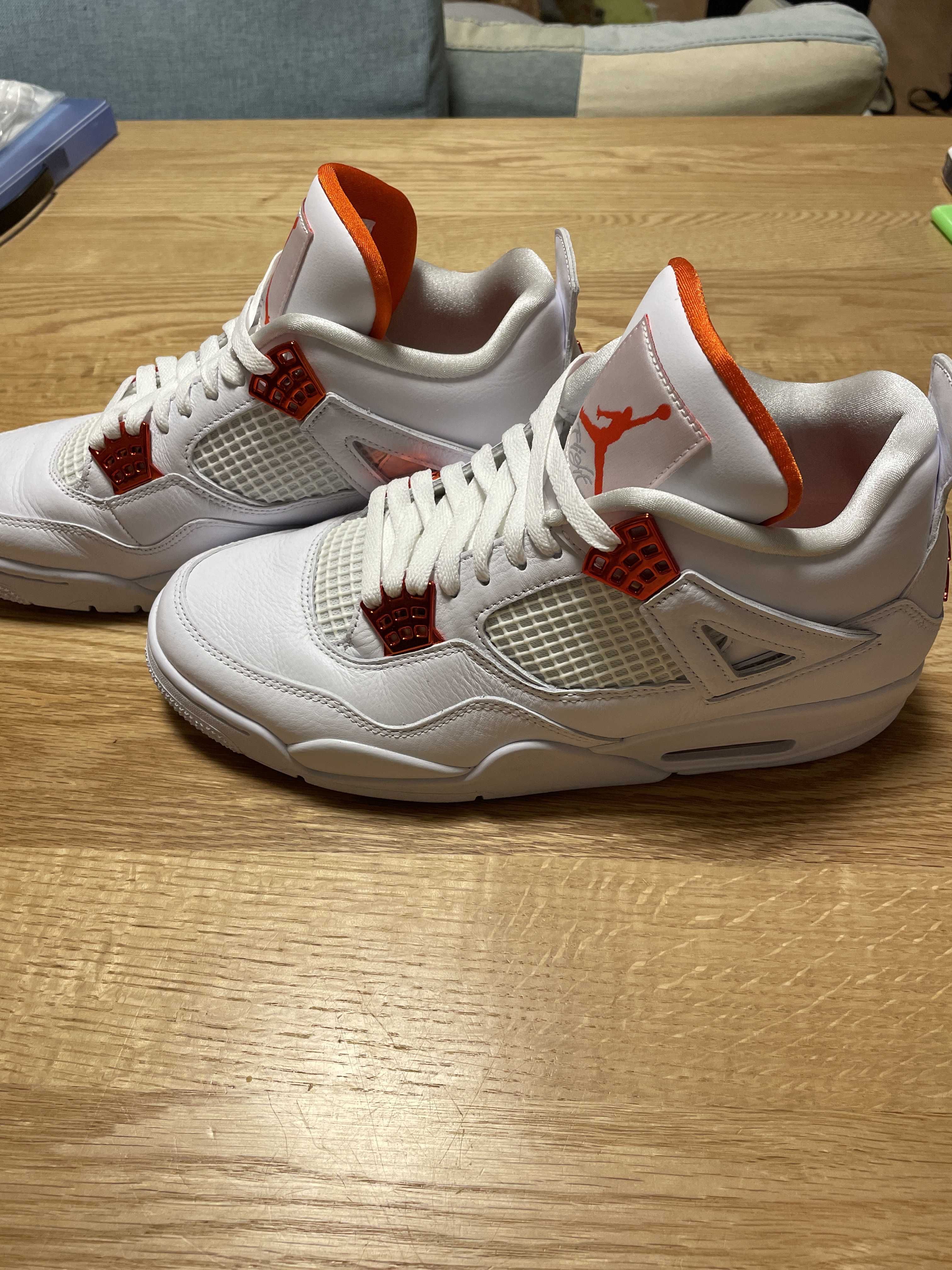 Nike Air Jordan 4 Retro "White/Team Orange"