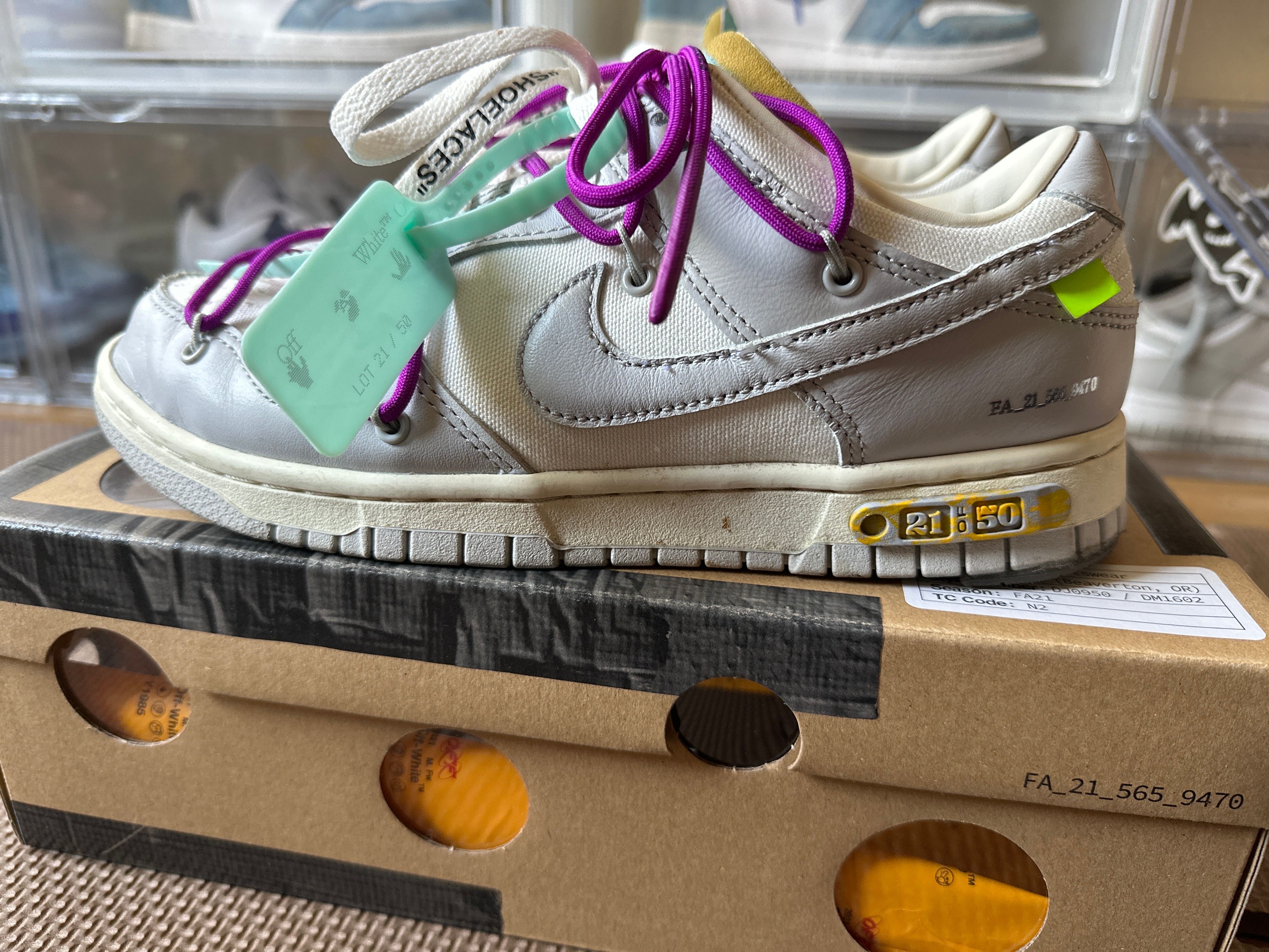 Off-White × Nike Dunk Low 1 of 50 "Lot.21"