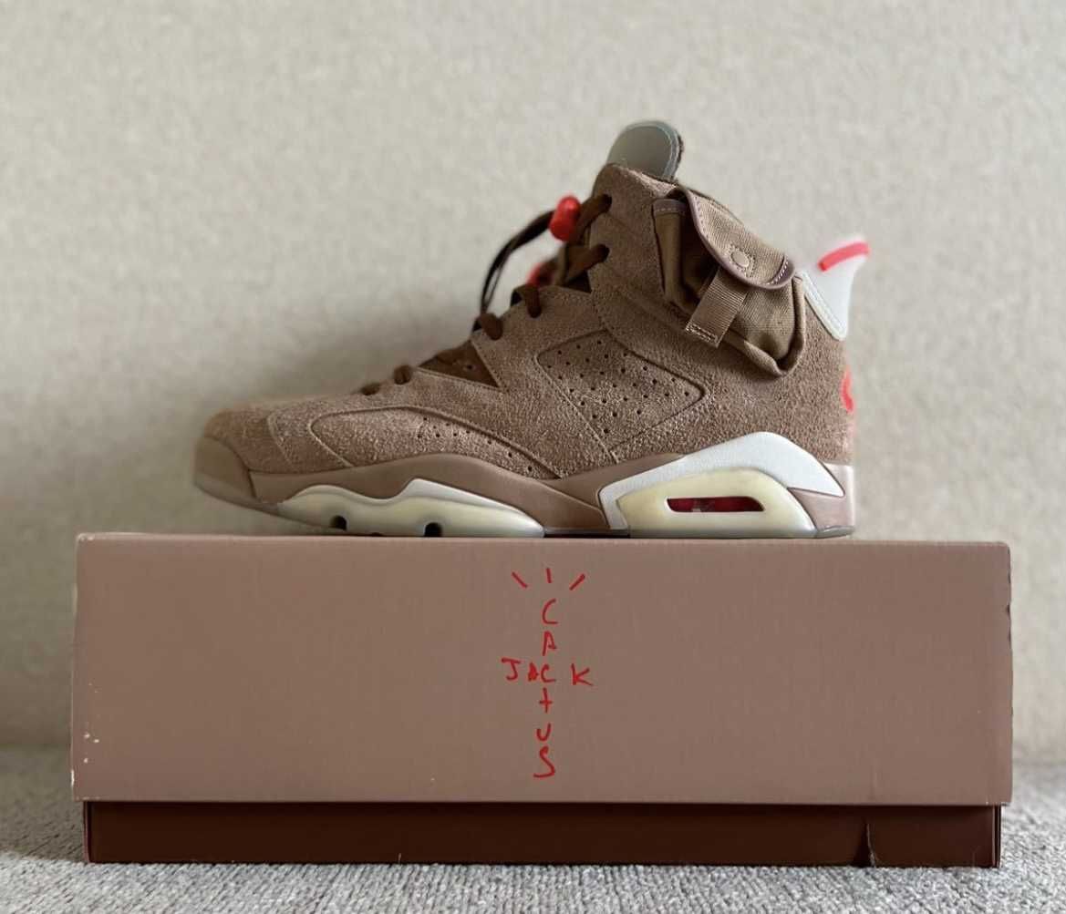 Travis Scott × Nike Air Jordan 6 "British Khaki"